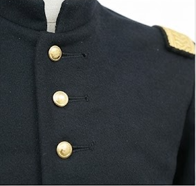 Veste en laine vintage pour homme, à simple boutonnage, coupe classique, uniforme d'hiver, grande taille, reproduction américaine - Product Image 4