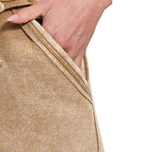 Shorts délavés pour femmes de qualité supérieure, en coton épais délavé à l'acide, style streetwear, design décontracté d'été, logo personnalisé, vente en gros de shorts pour femmes - Product Image 2