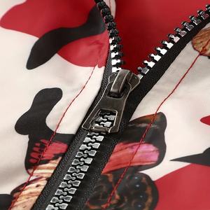 Unisex Stylish <b>Long</b> Sleeve Bomber Jacket <b>Men's</b> Printed Hooded Windbreaker <b>Coat</b> Casual <b>Winter</b> Zipper Gym Streetwear Waterproof - Product Image 4