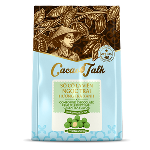 Top Selling Compound Chocolate Green Tea Chocolate Cocoa Crispy Balls Decoration Cakes Manufacturer Direct Global HALAL OEM/ODM - Product Image 1
