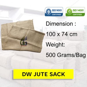 ถุงปอกระเจาขนาด 100x74 ซม. น้ำหนัก 600 กรัม สำหรับเมล็ดโกโก้ ทำจากเส้นใยธรรมชาติ 100% ใช้ซ้ำได้ ขายส่งโดยกู๊ดแมน โกลบอล บังกลาเทศ - Product Image 2