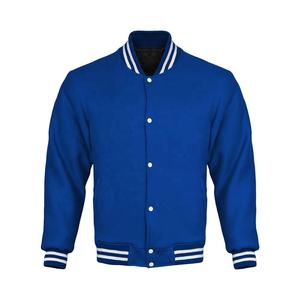 Blouson universitaire unisexe en coton à manches longues, respirant, en cuir de vachette et satin, personnalisable, vente en gros, design imprimé, grandes tailles - Product Image 4