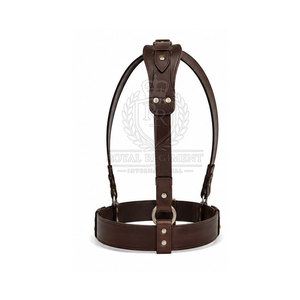 Ceinture Sam Browne en cuir réglable avec un design classique et simple pour les tenues formelles, les événements et le quotidien - Product Image 5