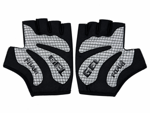 Guantes de Ciclismo de Medio Dedo, Negros, Rojos y Grises, con Estampado por Sublimación, Unisex, para Fitness, con Agarre, para Ciclismo - Product Image 2