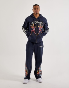 Survêtement en molleton français pour homme, effet vieilli et orné de strass, en coton épais et lourd, coupe oversize - Product Image 5