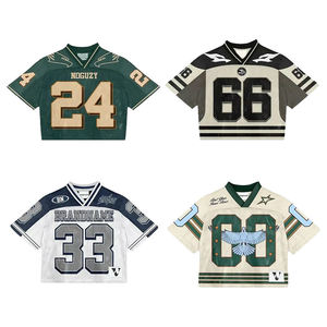 Maillot de football streetwear de luxe personnalisé, t-shirt en mesh surdimensionné pour homme, logo sublimé personnalisé en plusieurs couleurs - Product Image 1