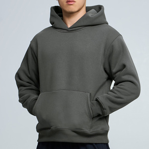 Sweat-shirt à capuche pour homme en coton pur, coupe ample et décontractée, idéal pour le style urbain et la mode streetwear - Product Image 4