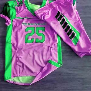Uniformes de football américain pour équipes professionnelles avec tissu respirant, ensembles de maillots d'entraînement de football américain réversibles - Product Image 3