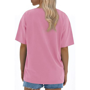 เสื้อยืดผู้หญิงไซส์ใหญ่ แขนยาว คอกลม สีพื้น ทรงหลวม ผ้าถัก 100% คอตตอน ระบายอากาศได้ดี สไตล์ใส่ได้ทุกฤดู - Product Image 5