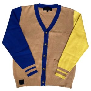 Custom North Carolina A&T State University Varsity <b>Cardigan</b> <b>Sweater</b> With Embroidery Chenille logos high quality materials - Product Image 1