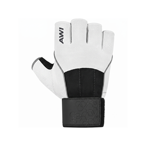 Guantes Deportivos Unisex AWI de Medio Dedo, Transpirables, Antideslizantes, con Soporte para Muñeca y Cierre de Velcro, para Levantamiento de Pesas y Entrenamiento en Gimnasio - Product Image 1
