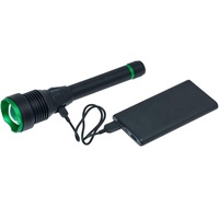 Linterna LED Táctica Recargable de 6000 Lúmenes con Enfoque y Función de Banco de Energía