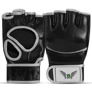ถุงมือ MMA แบบครึ่งนิ้ว ดีไซน์ใหม่ ผลิตจากหนัง สำหรับกีฬากลางแจ้ง ระบายอากาศได้ดี น้ำหนักเบา เหมาะสำหรับการฝึกซ้อม MMA - Product Image 1