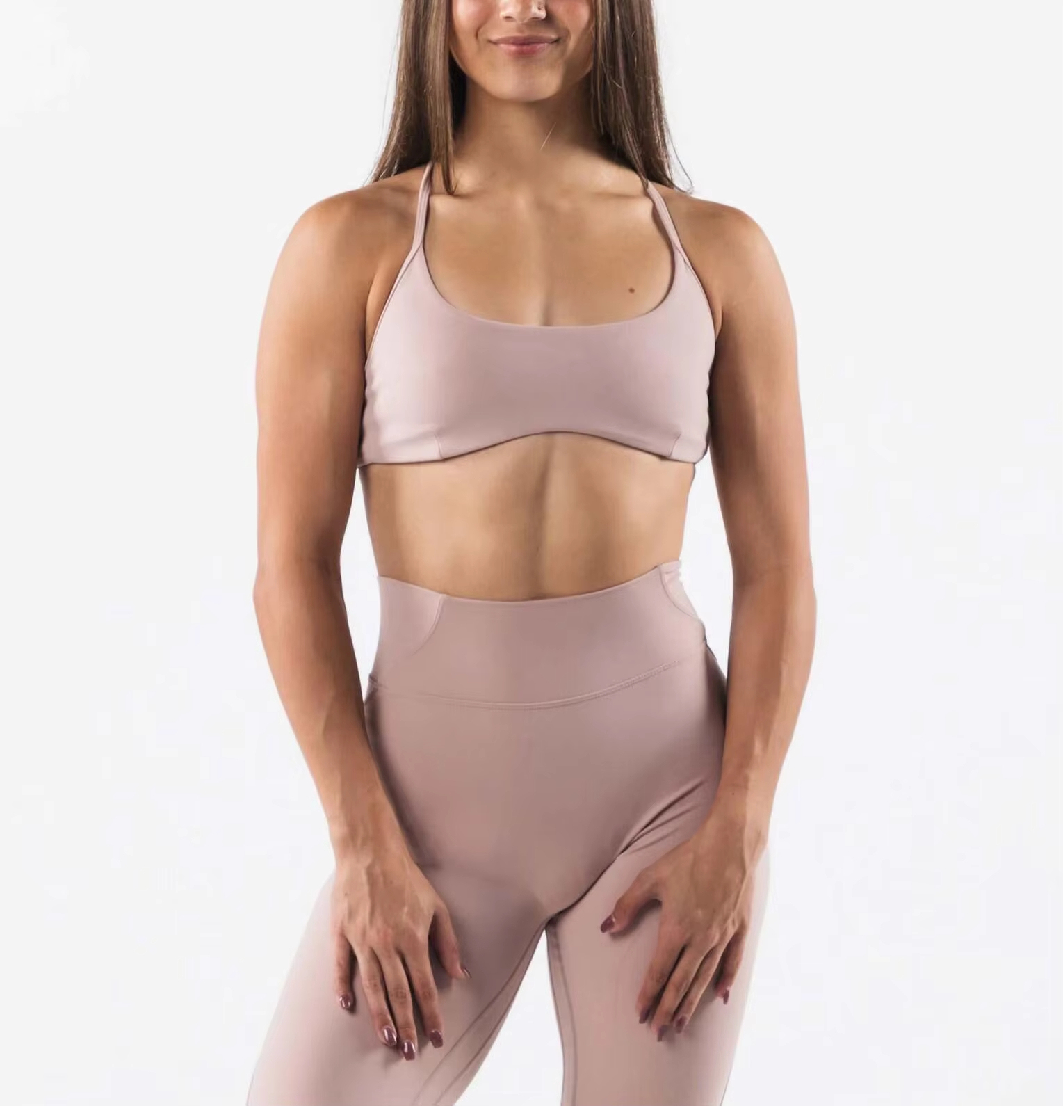 Medium Support Seamless Sports Bra Women Breathable Quick Dry Eco-Friendly Lightweight Yoga Running Four-Way Stretch Shockproof