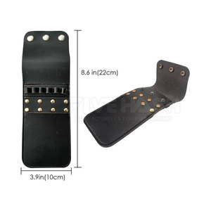 Elegante cartera de cuero para arco, hecha a mano, con costuras resistentes, cinturón ajustable, equipo duradero para caza, práctica y uso al aire libre. - Product Image 3