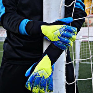 Gants de football professionnels de haute qualité Direct Factory pour adultes et jeunes, gants de gardien de but en spandex à super adhérence pour une utilisation en extérieur - Product Image 3