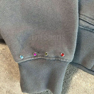 เสื้อฮู้ดผู้ชายประดับเพชร ผลิตจากวัสดุคุณภาพดี น้ำหนักเบา คุณภาพเยี่ยม - Product Image 5