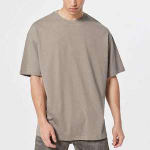 T-shirt Streetwear Oversize à Épaules Tombantes 2026 – Impression Personnalisée Haute Qualité – T-shirt Lourd pour Hommes – Vente en Gros OEM - Product Image 1