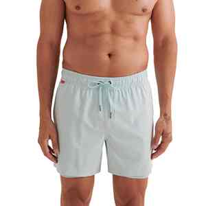 Shorts de Playa Estilo Urbano al Mejor Precio, con Cintura Elástica, Logotipo Personalizado, Diseño Sólido, Shorts de Playa Personalizables - Product Image 1