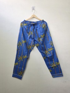 Pantalones Cargo de Otoño para Mujer, 100% Algodón Ecológico, Estampado a Mano, Motivo Floral Artesanal, Cintura Media, Largos, Casuales - Product Image 3