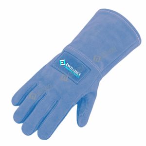 Heavy Duty Welding <b>Gloves</b> Heat Resistant Leather Safety <b>Gloves</b> for Industrial Construction and Metal Work - Product Image 5