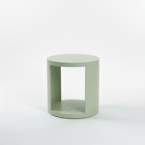 Table d'appoint décorative, table basse moderne en bois d'hévéa du Vietnam, MDF et placage de chêne, meuble décoratif pour salon - Product Image 1