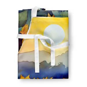 Delantal de acuarela de girasoles Multicolor grande, servidor de cocina Unisex para cocinar, manualidades para hornear, jardinería para adultos, hombres y mujeres - Product Image 3