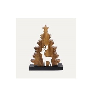 Wholesale Laser Cut Wooden Christmas <b>Tree</b> Ornaments Blank Wood DIY Crafts Hanging Pendants Xmas Holiday Party Decorations <b>Tree</b> - Product Image 2