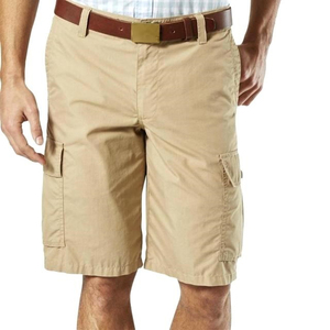 Pantalones Cortos de Algodón para Hombre, Estilo Cargo, con Múltiples Bolsillos, para Verano, Casual, Safari, con Cinturón - Product Image 5