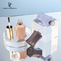 Flacon de vernis à ongles en verre de 7 ml, personnalisable avec logo, échantillon gratuit, conteneur de gel pour l'amélioration des ongles, directement de l'usine