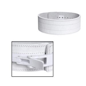 Adjustable Artificial Leather Waist Support Belt with Buckle Closure for Strength Training and <b>Weight</b> <b>Lifting</b> Unisex Posture - Product Image 2