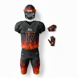 Uniforme de Fútbol Americano Personalizado con Sublimación Completa, Equipación de Equipo, Malla Transpirable, Tela de Secado Rápido para Todas las Ligas - Product Image 4