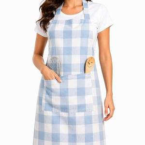 Stylish Cotton <b>Cooking</b> <b>Apron</b> – Multicolor 100% Cotton Adjustable Fit Custom Size Kitchen <b>Apron</b> - Product Image 1
