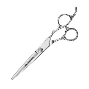 กรรไกรตัดผมสแตนเลสแบบมืออาชีพกรรไกรตัดผมบางพิเศษโลโก้ OEM คมปรับแต่งได้ใส่สบาย - Product Image 4