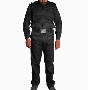 Conjunto de camisa y pantalón de uniforme de guardia de seguridad profesional para hombres, para servicios de seguridad privada - Product Image 3