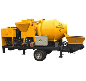 Xách tay Trailer gắn DIESEL điện mini bê tông xi măng Máy trộn với máy bơm máy BƠM BÊ TÔNG <span class=keywords><strong>Mixer</strong></span> - Product Image 6