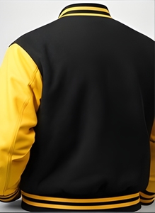 Oversized Cotton Fleece Varsity Jacket High GSM Letterman Jacket Custom Embroidery Streetwear College Style Winter Wear - Product Image 2