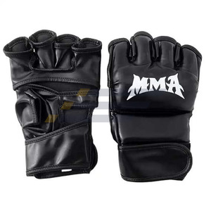 Guantes de MMA para adultos, de cuero, para entrenamiento, de alta calidad, con logo personalizado, material suave, guantes profesionales de MMA para hombre - Product Image 5