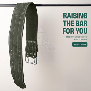 Wholesale Custom Cowhide Lightweight Durable Waterproof High Quality Unisex Weightlifting <b>Belt</b> Non-Slip <b>Gym</b> Fitness Support - Product Image 5