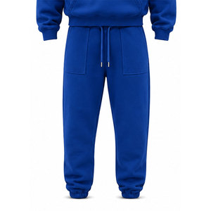Chándal Azul Vintage Mudassar para Hombre, Talla Grande, 480 g/m², 100% Algodón, con Capucha, Largo, Casual, con Cordón Ajustable y Bolsillos - Product Image 4