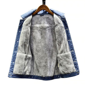 Econex Sports High-quality 100% Cotton Modern Regular Fit Men's Denim <b>Jacket</b> Patchwork Design Eco-Friendly Breathable Button Fly - Product Image 3