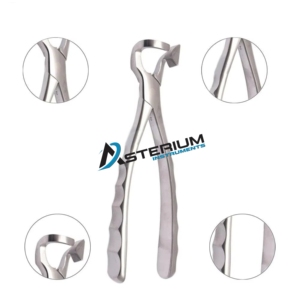 Pinzas de Extracción Dental Premium de Acero Inoxidable, Instrumento para Extraer Molares, Mango Ergonómico para Cirugía Oral Clínica - Product Image 1