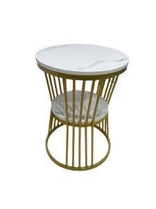 Unique Nordic design Handmade modern coffee <b>table</b> Custom color luxury furniture Modern white metal <b>table</b> - Product Image 3