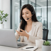 Casque intelligent à réduction de bruit pour la communication d'entreprise, les agents de centre d'appels et la collaboration professionnelle