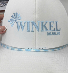 Casquette de camionneur pour adulte, fabriquée au Vietnam, avec broderie personnalisée, 6 panneaux, profil moyen, en maille respirante, avec cordon, pour mariages, casquette de mariage tendance - Product Image 2