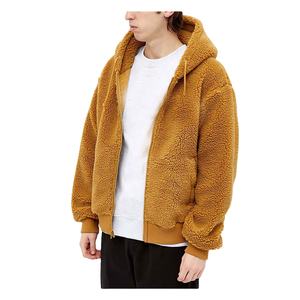 <b>Men's</b> Winter Breathable <b>Sherpa</b> Fleece Pullover <b>Hoodie</b> with Customized Logo 100% Cotton Heavyweight - Product Image 1