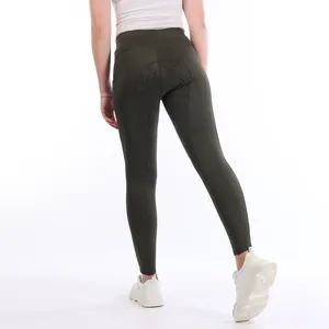 Pantalones de Montar a Caballo de Alta Calidad, Elásticos en 4 Direcciones, Leggings, Ropa Ecuestre, en Tela Técnica con Tacto Suave - Product Image 3