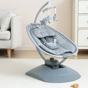Silla mecedora eléctrica de alta gama con respuesta automática, música y control remoto, favorita de los padres, popular para bebés recién nacidos. - Product Image 1