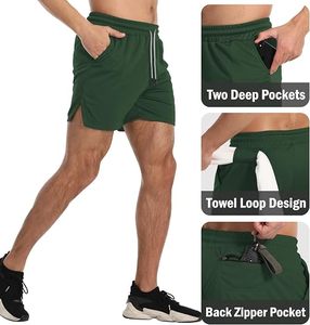 Pantalones Cortos Deportivos Transpirables para Hombre, para Correr, Gimnasio, Fitness, con Logotipo Personalizado, 5 Pulgadas, Casuales - Product Image 4