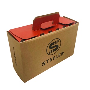 Custom Recyclable Eco-Friendly Corrugated Paper Box for Luxury Self-Erecting Packaging Shoes Clothing Shipping Packaging - Product Image 1